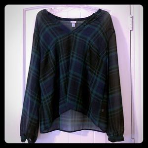 Mossimo sheer blouse